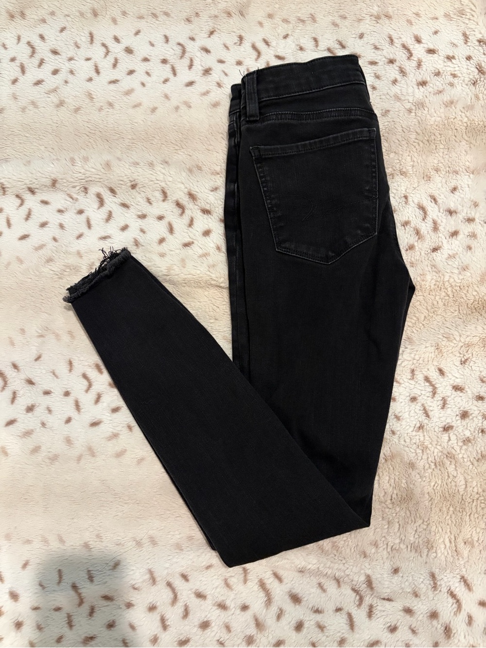 American Eagle Women's Distressed Skinny Jeans - Classic High-Rise